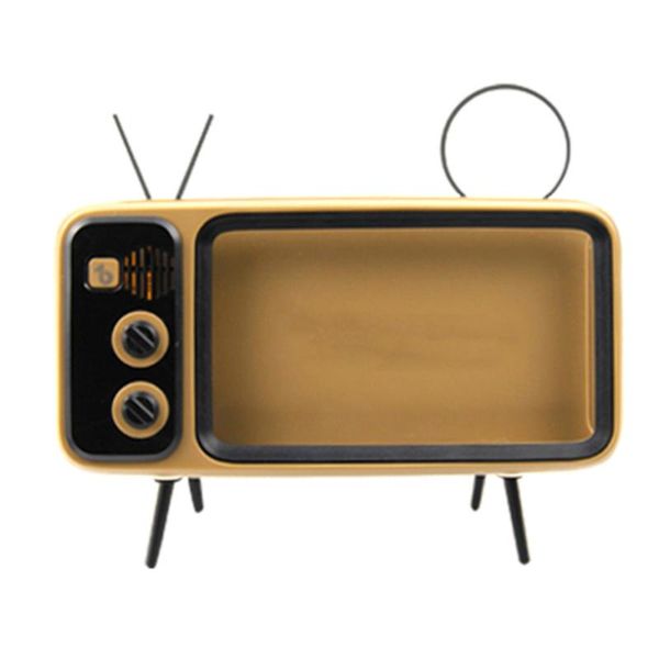 

cell phone mounts & holders 1pc mobile holder retro tv coffee outdoor speaker