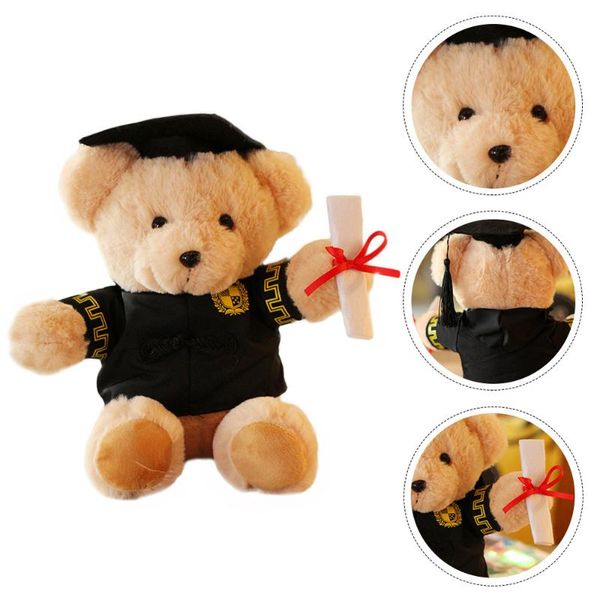 

gift wrap 1pc adorable graduation season bear doll lovely with doctorial hat