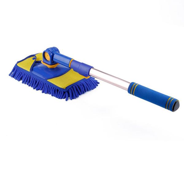 

car sponge 2pcs supplies rotatable adjustable brush chenille water wash mop