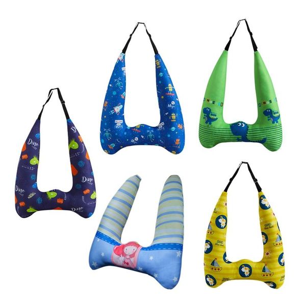 

seat cushions car belts kid cushion cartoons protect neck safety children traveling pillow in-car supplies
