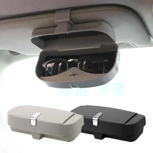 

car organizer multifunction eyeglasses clip sun visor auto glasses cases ticket card clamp sunglasses holder interior accessories