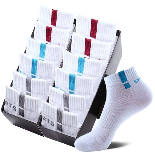 

10 pairs cotton socks men summer sports socks black white fashion business mesh breathable men's dress socks male 210727