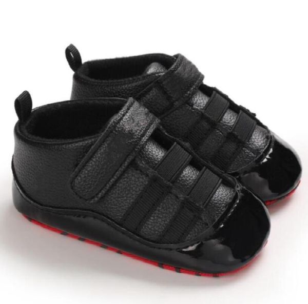 Bebê First Walker Sneakers carta de alta qualidade clássico meninas recém-nascidos meninos macios sola sapatos criança criança pré-realça