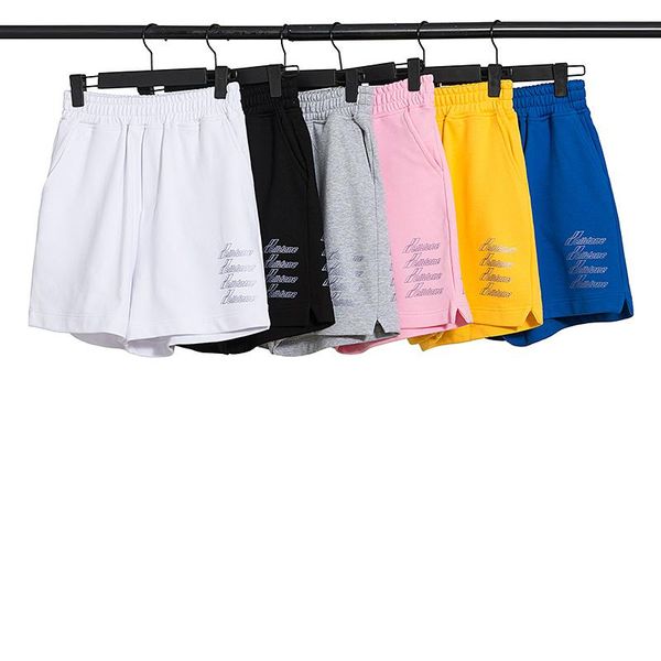 

men's shorts we11done casual 2021 summer men women tethered sports loose wild cotton, White;black