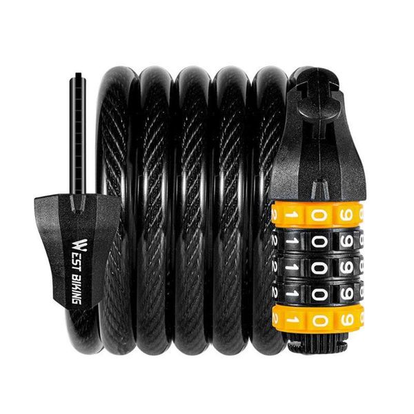 

bike locks password lock anti theft security mtb road bicycle accessories electric motorcycle cycling cable