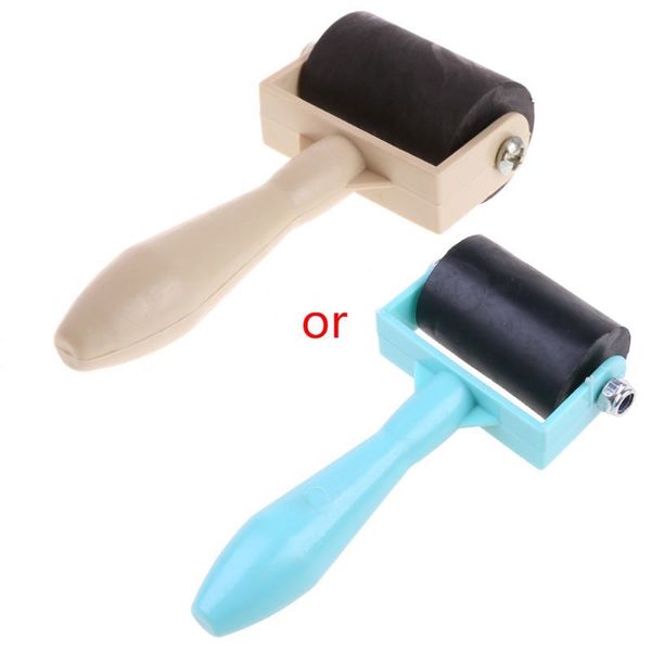 

3.5 cm heavy duty hard rubber roller printing screen plastic frame craft tool