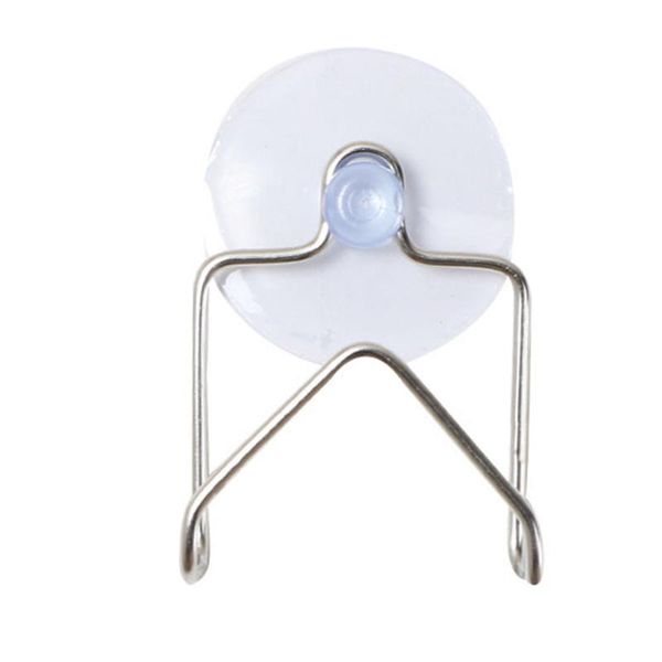 

practical kitchen tool rustproof drain rack suction cup hanging home multipurpose stainless steel decorative easy install storage & organiza