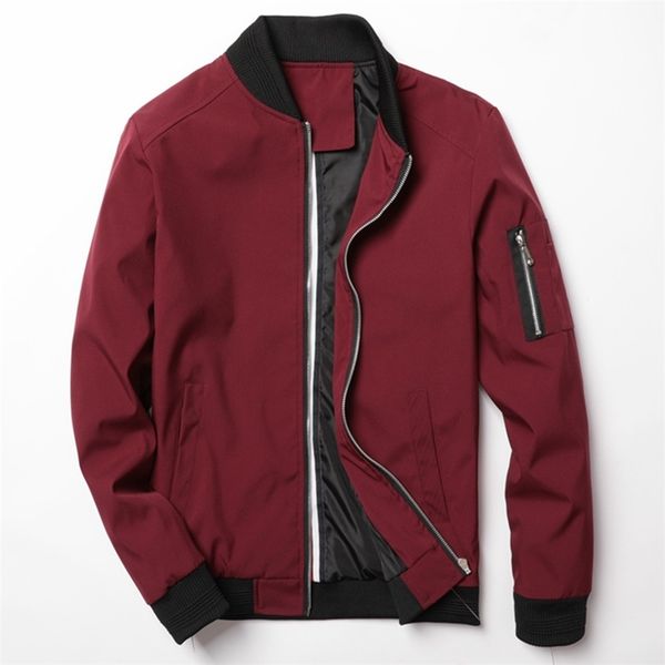 

tb new baseball collar jacket fashion trend yarn dyed belt leisure large coat men's versatile, Black
