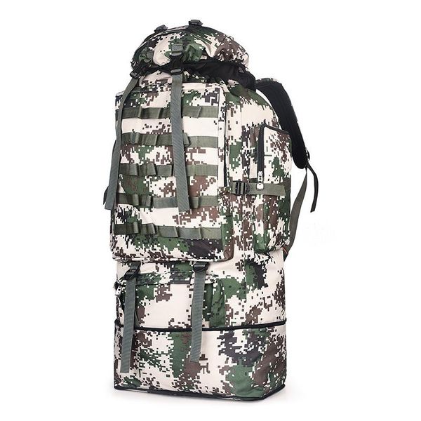 

backpack climbing bag rucksack 2021 7-color nylon material 100l waterproof outdoor sports travel hiking db14
