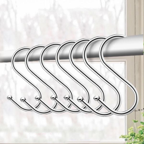 aço NEWStainless Prático Forma Hooks S Kitchen Trilhos S gancho Fecho Titular Ganchos para pendurar roupas Hook bolsa CCB9439