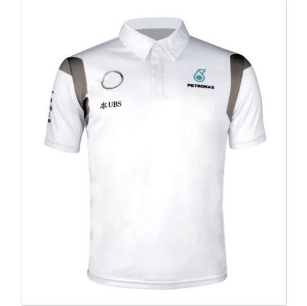 

luxury men's t shirts petronas designer mercedes amg f1 formula one racing polos women casual short sleeve t-shirts benz polo lewis ham, White;black