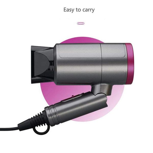 

electric hair brushes dryer, professional fast drying blow folding blower with diffuser, concentrator, low noise, lightweight