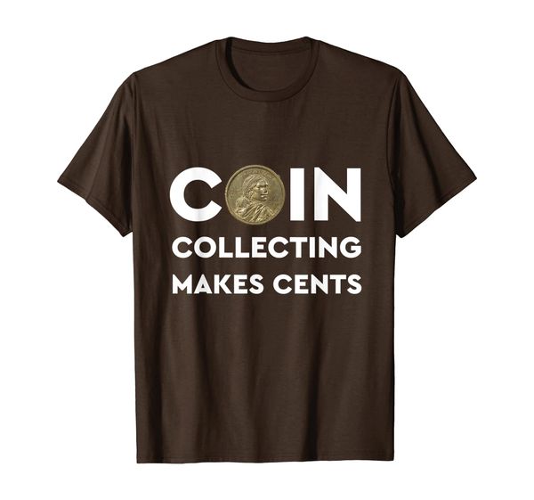 

Coin Collecting Makes Cents T Shirts - A Numismatics Dream, White;black