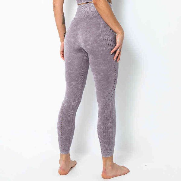 

women's pants capris seamls hip lifting pants hollow out breathable sports tight washed high elastic yoga, Black;white