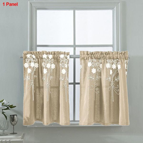 

curtain & drapes 1pc bedroom blackout window jacquard blinds floral shades modern noise reducing home decor exquisite embroidery