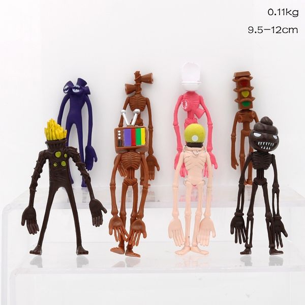 

8 head siren man urban legend model doll display opp bag