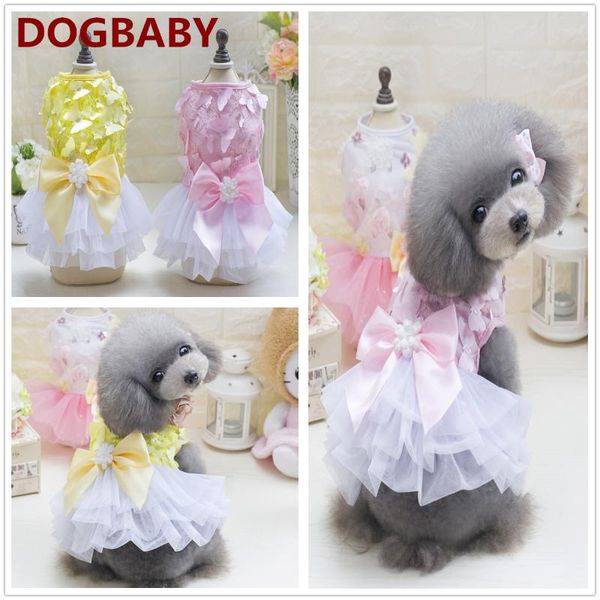 

dog apparel pet clothing spring and summer wholesale butterfly flying skirt clothes