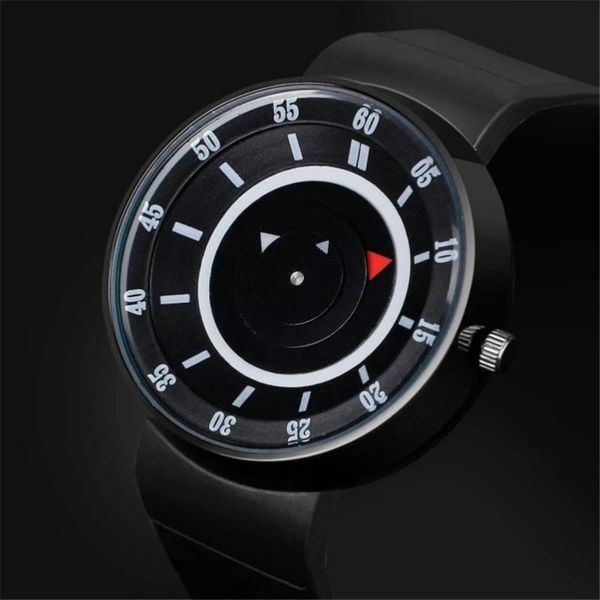 

wristwatches perfect gift fashion men's watch luxury clock concept stainless steel analog quartz sport wrist relogio masculino, Slivery;brown