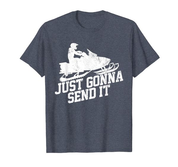 

Snowmobile T-Shirt Just Gonna Send It Motor Sled Shirt Gift, Mainly pictures