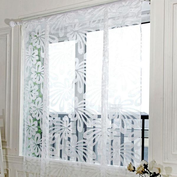 

curtain & drapes kitchen bedroom living room home window decoration can washable sling scissors flower tulle