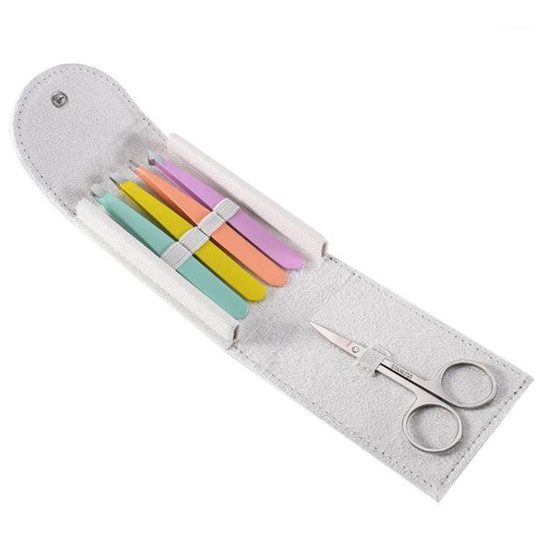

set colorful clip kit practical shaping tools eyebrow & stencils1