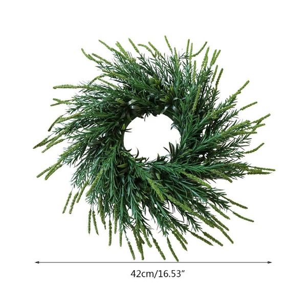 

artificial greenery spring wreath farmhouse large decoration wedding front door decorative flowers & wreaths