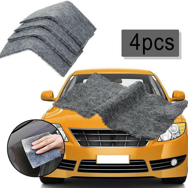 

car sponge 4pcs scratch repair cloth nano sparkle -eraser auto vehicle surface remover multi-purpose