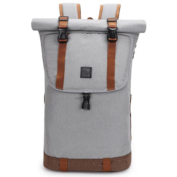 

backpack waterproof canvas roll rucksack hipster school backpacks bag stylish lightweight computer lapfor women men