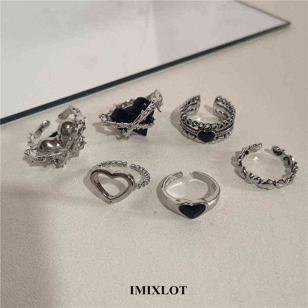 

1pc vintage black big cross open ring for women party jewelry men trendy gothic metal color finger ring g1125, Slivery;golden