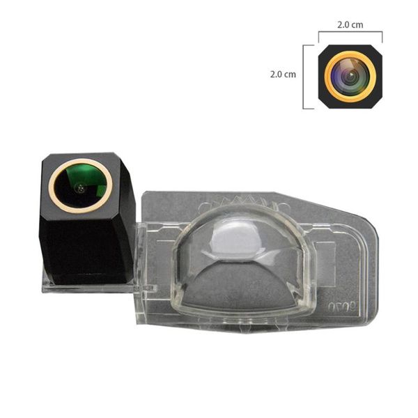 

car rear view cameras& parking sensors hd 1280x720p golden camera night vision backup trajectory dynamic line for 8 ly m8 mpv 2006-201