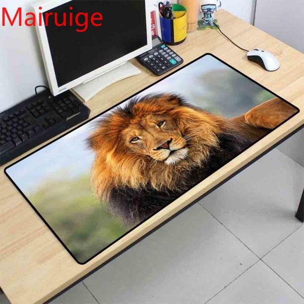 

mouse pads & wrist rests mairuige animal pad lion pattern mousepad game console accessories computer notebook desk wireless charging