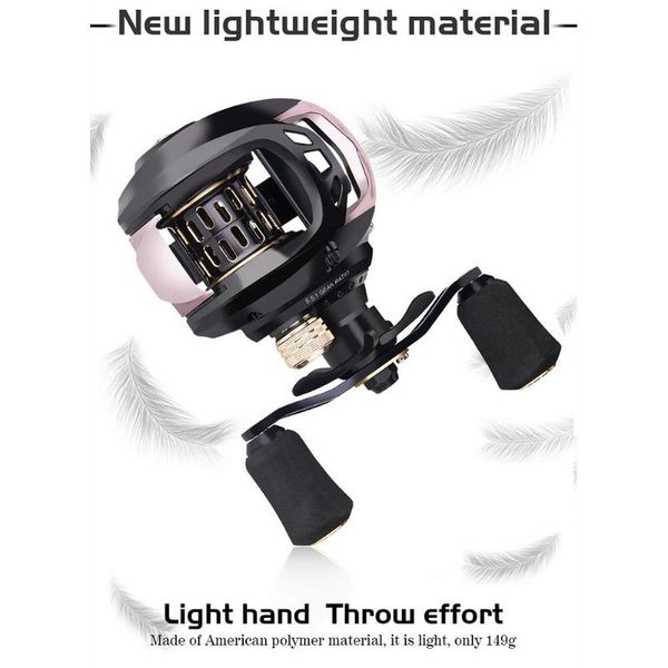 

low-profile reel baitcasting 6+1bb high speed ratio lure fishing tackle reels