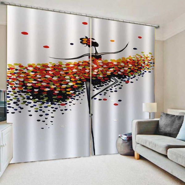 

curtain & drapes luxury blackout 3d window curtains for living room bedroom morden beauty