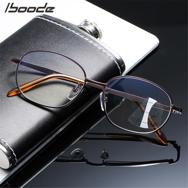 

sunglasses iboode intelligent multifocal progressive reading glasses anti blue light far and near dual-use optical presbyopic for women men, White;black