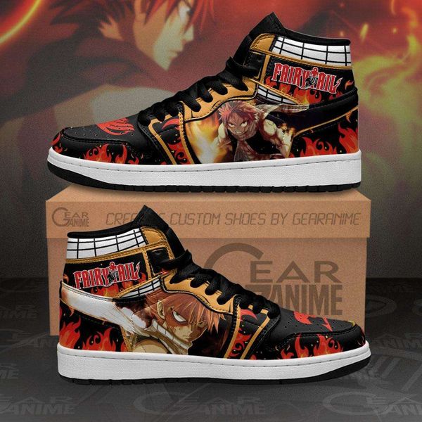 

customization natsu dragneel sneakers fairy tail anime shoes