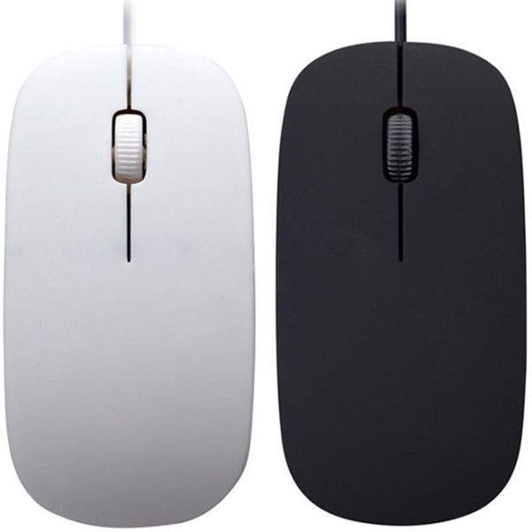 

mice usb2.0 wired optical mouse 1200dip 3 button usb for computer pc lapblack white