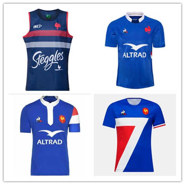 

20/21 france super rugby jerseys vest with jacket maillot de foot french boln rugby shirt jackets thailand, Black;gray
