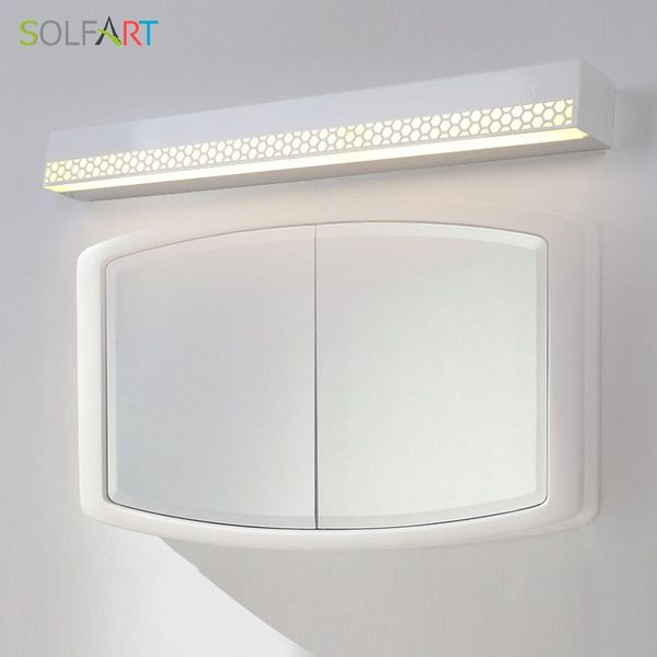 

wall lamp solfart modern led sconce lights acrylic mirror front bathroom washing room makeup cabinet ps7589
