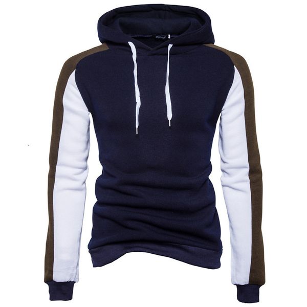 

men's hoodies & sweatshirts mens designer hip hop panelled streetwear hooded male casual high street pullover 2wvy, Black