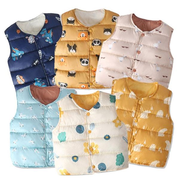 

waistcoat 2021 baby girl and boy vest warm clothing winter waistcost cardigan jsckets coats for 's clothes, Camo