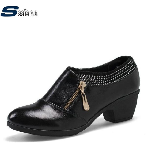 

dress shoes high heel pumps women soft footwear classic female designer 20334, Black