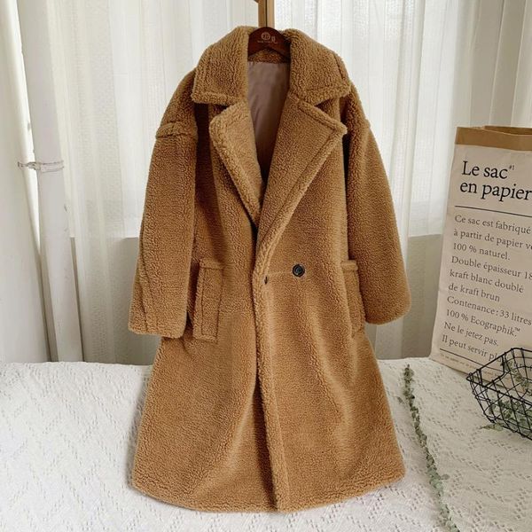 

women's fur & faux coat winter sheepskin for women natural jacket 2022, Black