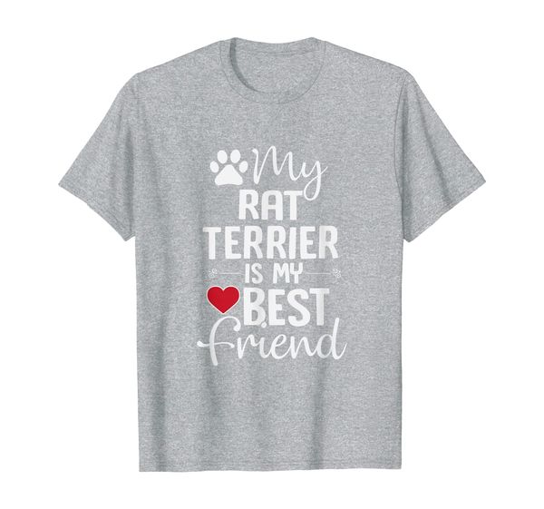 

rat terrier friend - rat terrier lover shirt gift, White;black