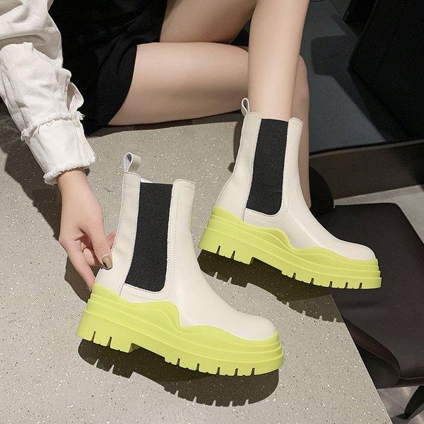 

boots knight boots,british style thick-soled thick-heel motorcycle boots,black and white,pu,heel height 4.5cm,side zipper,size 35-40