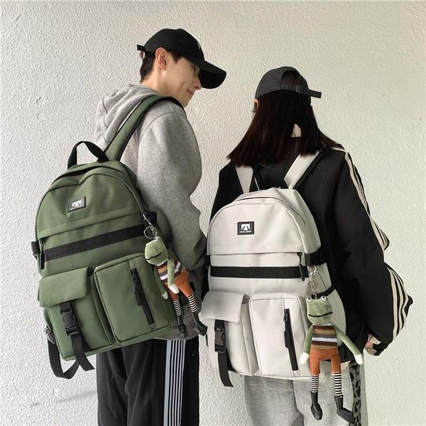 

female cute school bags for teenage girls 2021 nylon travel backpack women mochilas sac a dos ladie laprucksack men bag pack