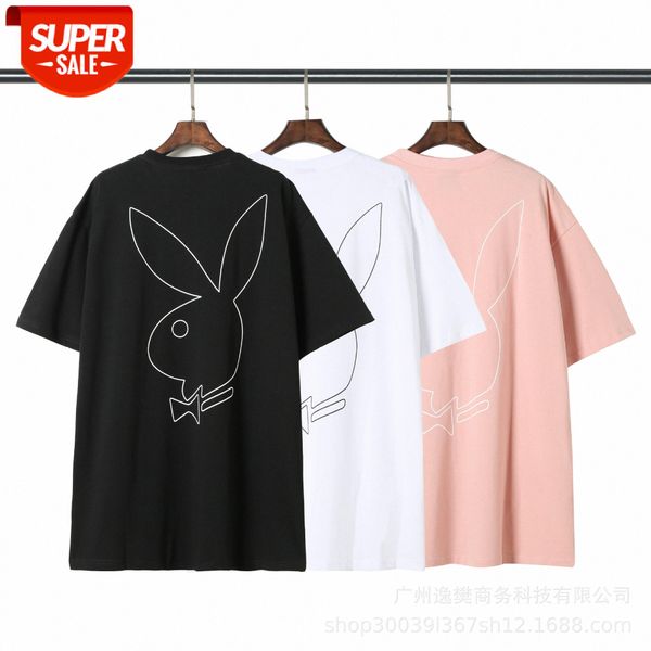 

revenge xxxtentacion play flower bunny joint dark short sleeve t-shirt #ud2h, White;black