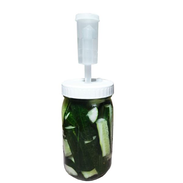 

fermentation lid cover with one-way exhaust valves fermenting lids kit for wide mouth mason jars 86mm plyed889 planters & pots