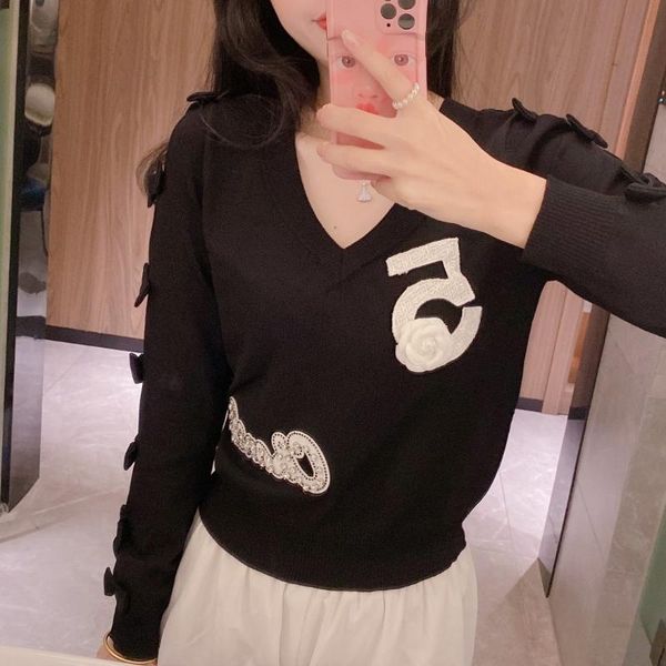 

women's knits & tees 2021 spring women pullovers letter pattern female embroidery sweaters ladies fashion casual t, White