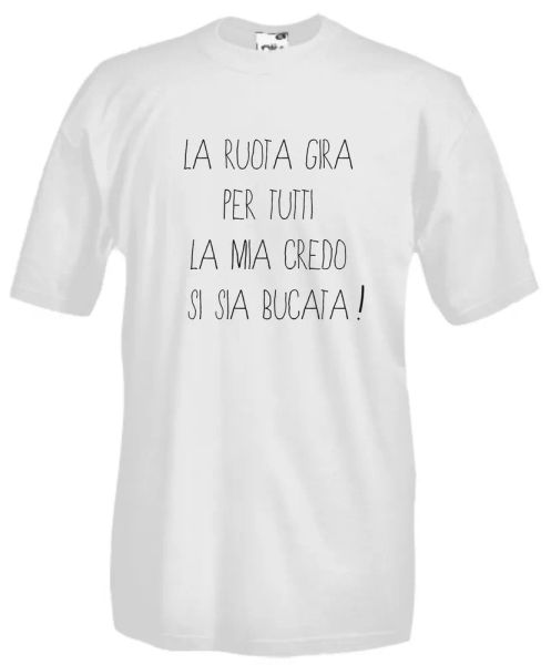 

t-shirt shirt dm29 the wheel of fortune spins for all, White;black