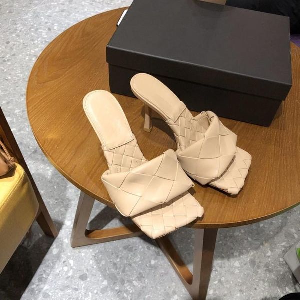 

slippers shoes women outdoor female flat soft indoor black genuine cow leather high heel fashion